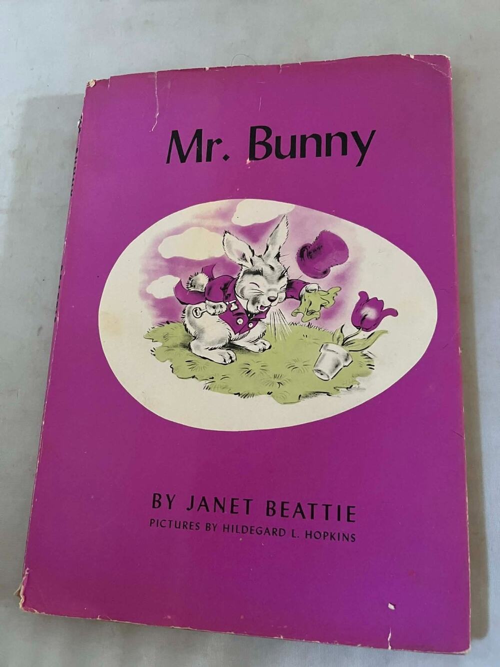 Mr. Bunny by Janet Beattie 1944 Hardback Dust Jacket